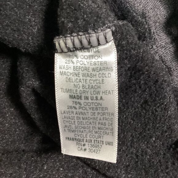 Stateside Women’s Medium Sweatshirt Crew Neck Charcoal Gray Pullover Casual Boho - Picture 12 of 13